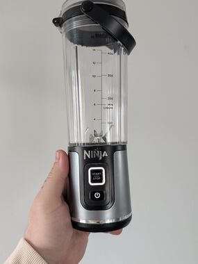 Ninja Personal Blender in Gray with Clear Jar